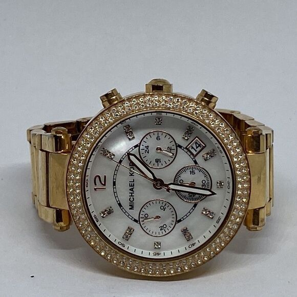 Michael Kors Parker MK5491 Women Stainless Steel Analog Dial Quartz Watch JK299 - Picture 7 of 12